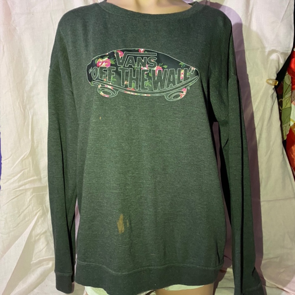 Grey vans sweatshirt